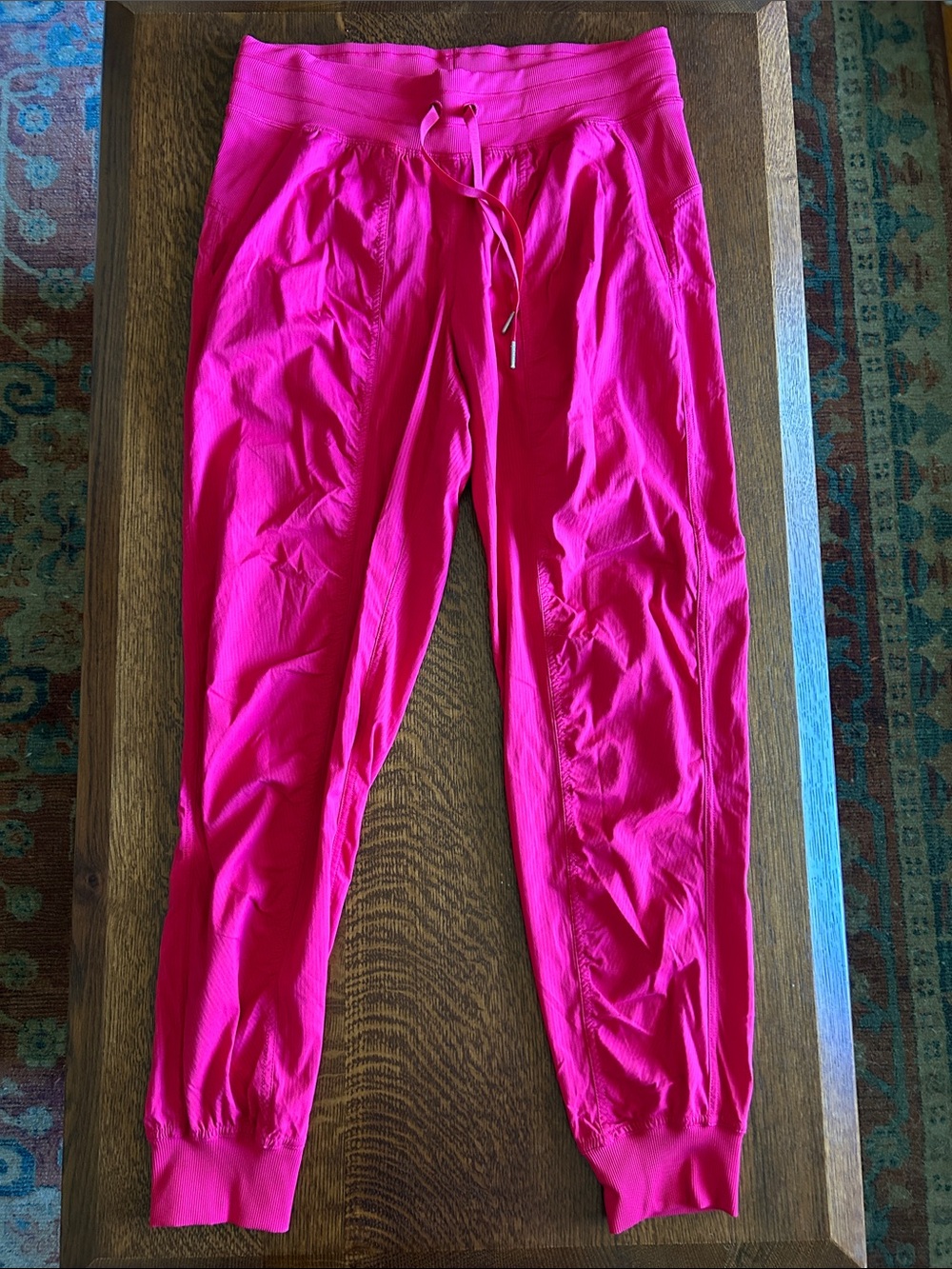 lululemon athletica Hot Pink Drawstring Joggers